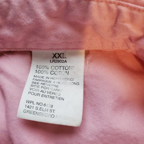 Vintage 100% thick cotton Barbie Pink Wrangler button down. XXL - Picture 8 of 8